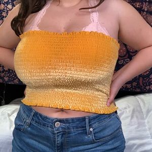 Hollister Velvet Tube Top🦋💞